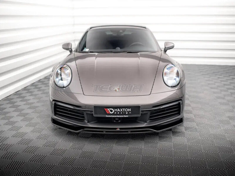 Maxton Design Front Splitter Porsche 911 Carrera 4S 992 2019- - Image 3