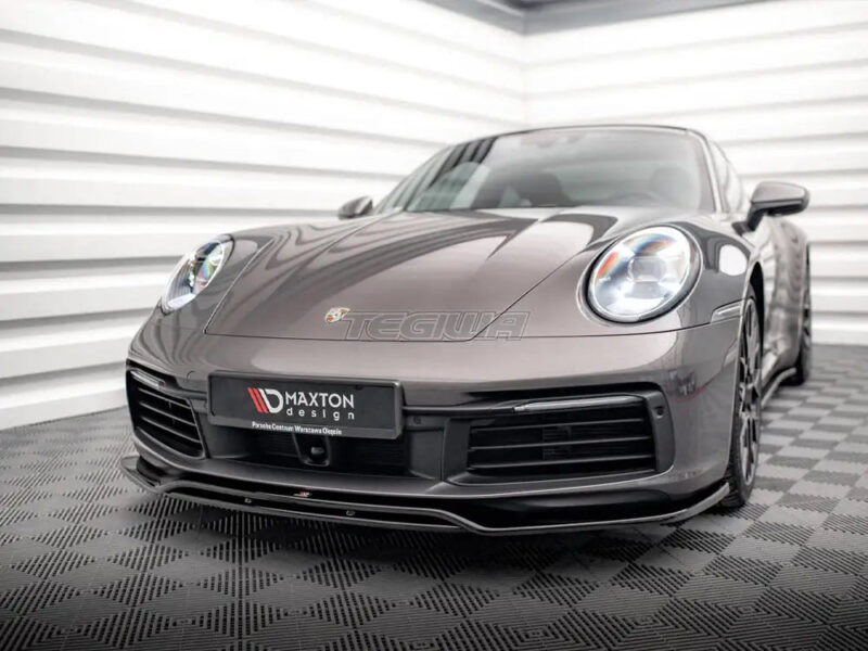 Maxton Design Front Splitter Porsche 911 Carrera 4S 992 2019- - Image 2