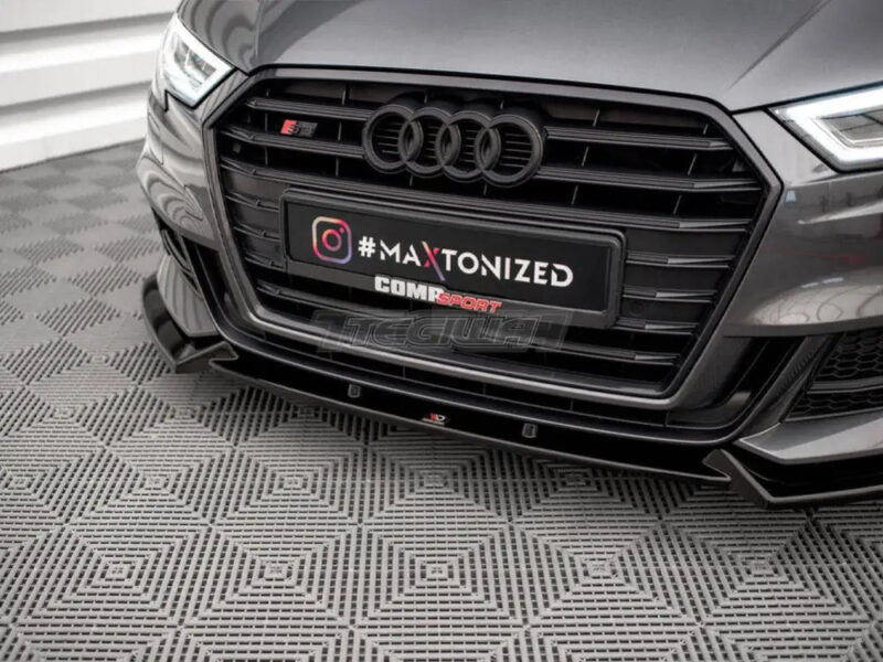 Maxton Design Front Splitter V.1 Audi S3 Sportback 8V Facelift - Image 4