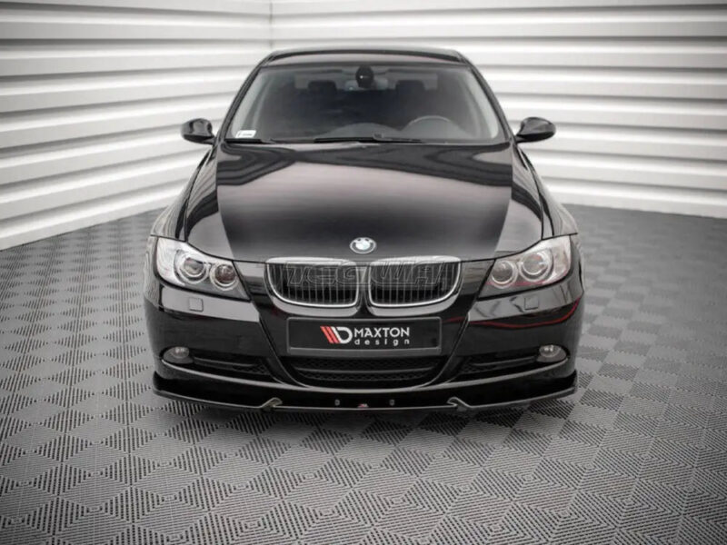 Maxton Design Front Splitter V.1 BMW 3-Series E90 04-08 - Image 3