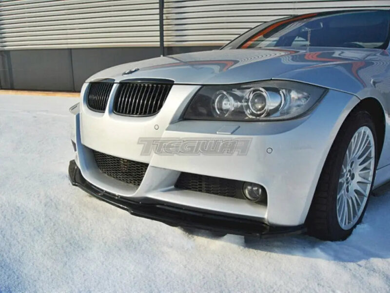 Maxton Design Front Splitter V.1 BMW 3-Series E90 M-sport 09-08 - Image 2