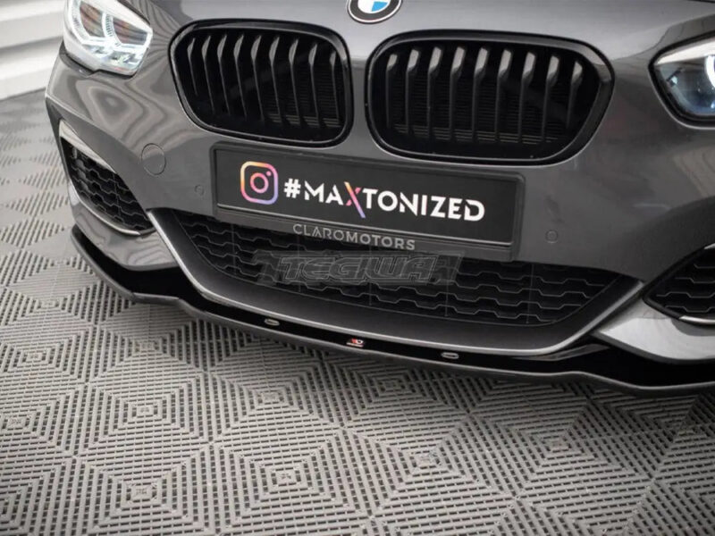 Maxton Design Front Splitter V.1 BMW 1-Series F20 F21 M-power Facelift - Image 4