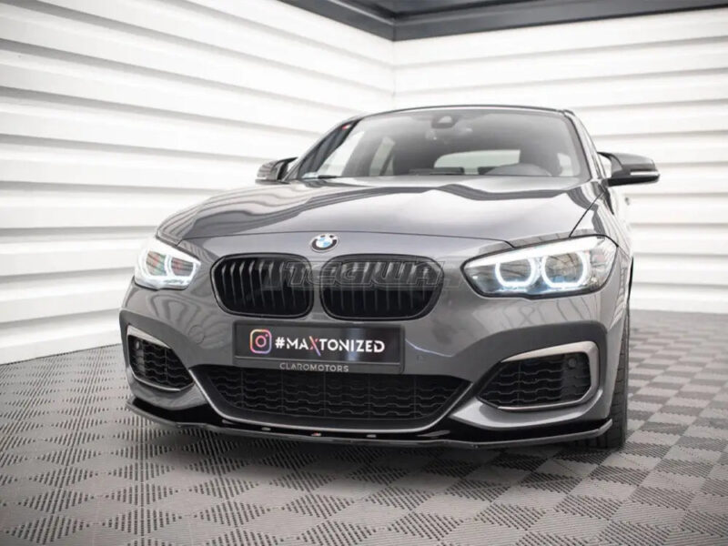Maxton Design Front Splitter V.1 BMW 1-Series F20 F21 M-power Facelift - Image 2