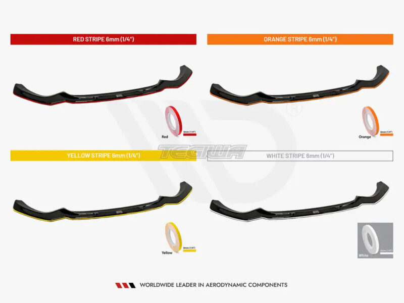 Maxton Design Front Splitter V.1 Mercedes C AMG Line C43 AMG Sedan Coupe W205 C205 Facelift - Image 7