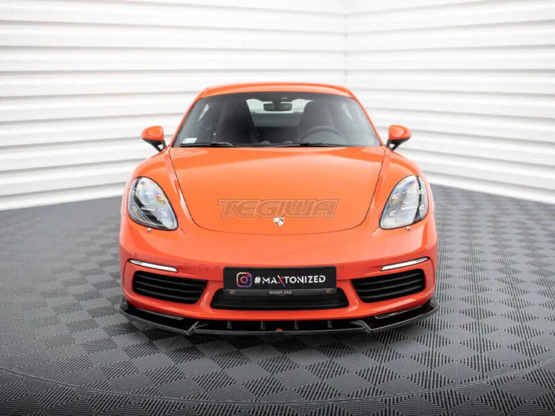 Maxton Design Front Splitter V.1 Porsche 718 Cayman 982c - Image 3