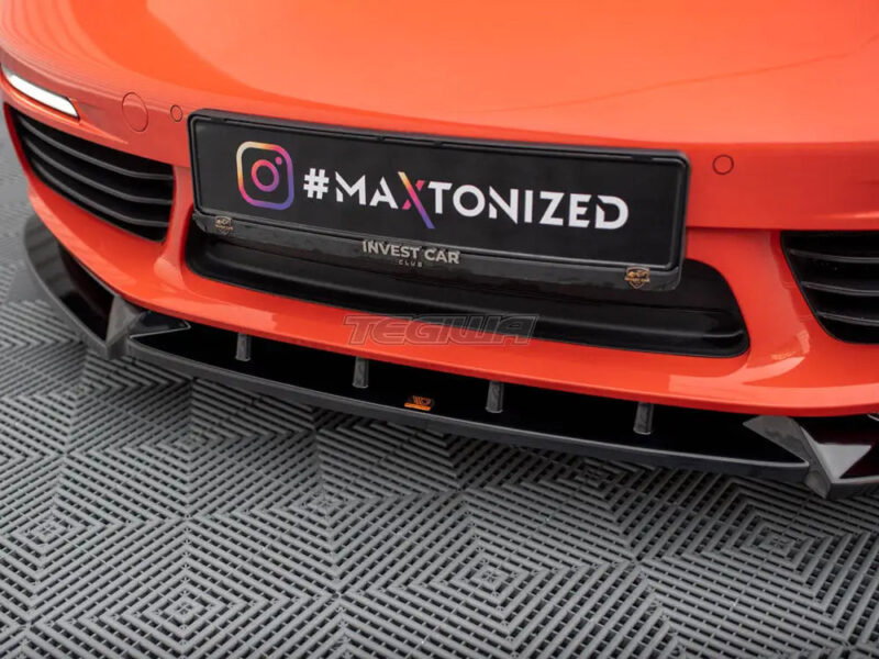 Maxton Design Front Splitter V.1 Porsche 718 Cayman 982c - Image 4