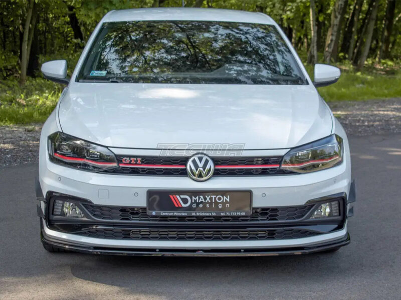Maxton Design Front Splitter V.1 Volkswagen Polo MK6 GTI 17-21 - Image 2