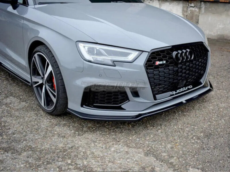 Maxton Design Front Splitter V.2 Audi RS3 8V Facelift Sedan 2017-20 - Image 2