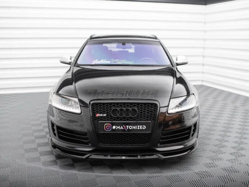Maxton Design Front Splitter V.2 Audi RS6 Avant C6 - Image 3