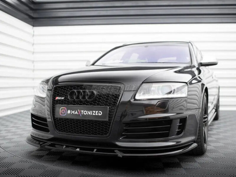 Maxton Design Front Splitter V.2 Audi RS6 Avant C6 - Image 2