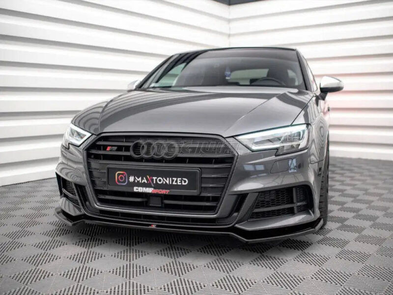 Maxton Design Front Splitter V.2 Audi S3 Sportback 8V Facelift - Image 2