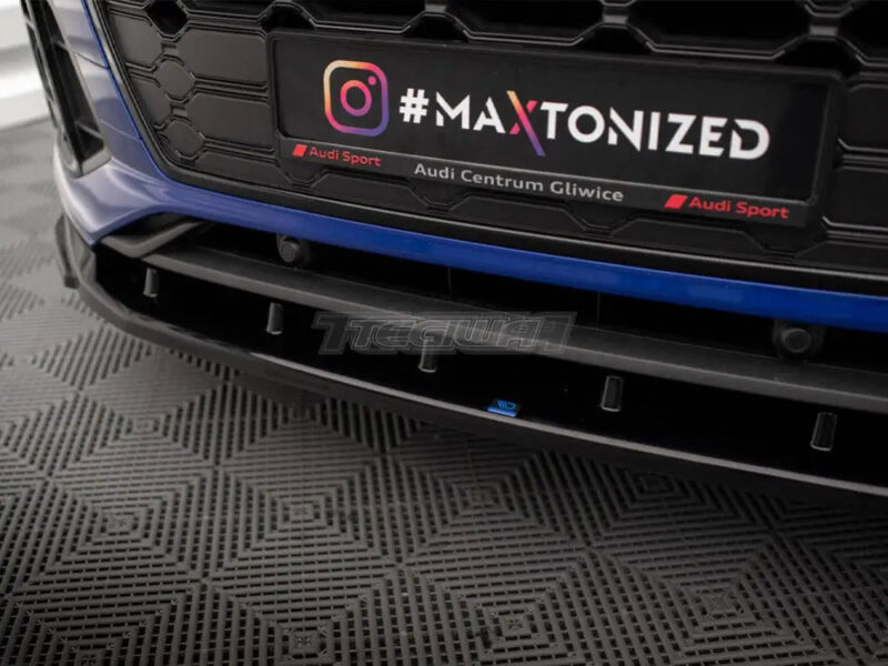 Maxton Design Front Splitter V.2 Audi SQ5 Q5 S-Line SUV Sportback Mk2 Facelift - Image 4