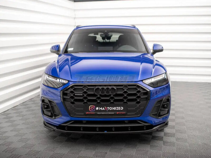Maxton Design Front Splitter V.2 Audi SQ5 Q5 S-Line SUV Sportback Mk2 Facelift - Image 3