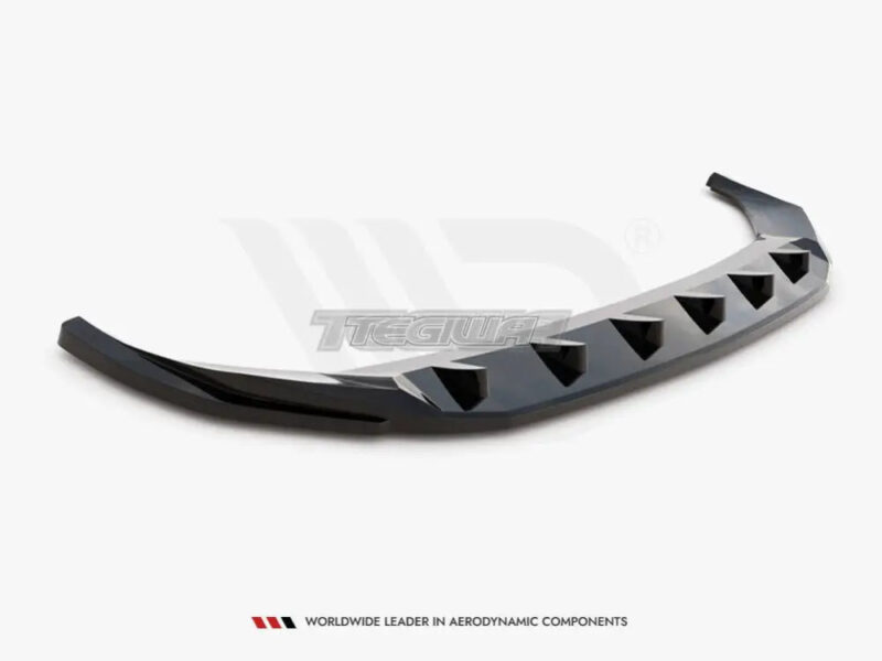 Maxton Design Front Splitter V.2 Audi SQ5 Q5 S-Line SUV Sportback Mk2 Facelift - Image 5