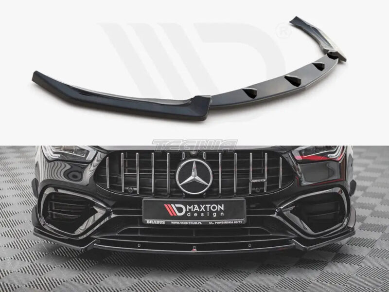Maxton Design Front Splitter V.2 Mercedes-amg CLA 45 AERO C118 2019-