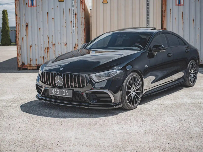 Maxton Design Front Splitter V.2 Mercedes-benz CLS AMG Line 53AMG C257 18-21 - Image 2