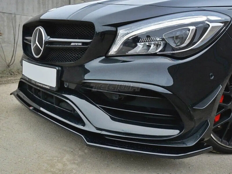 Maxton Design Front Splitter V.2 Mercedes CLA 45 AMG C117 Facelift 2017-UP - Image 3