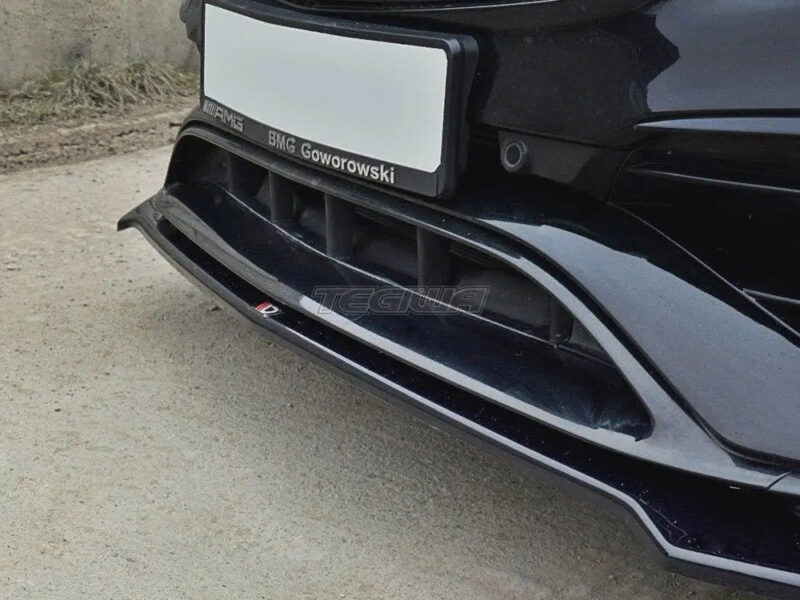 Maxton Design Front Splitter V.2 Mercedes CLA 45 AMG C117 Facelift 2017-UP - Image 4