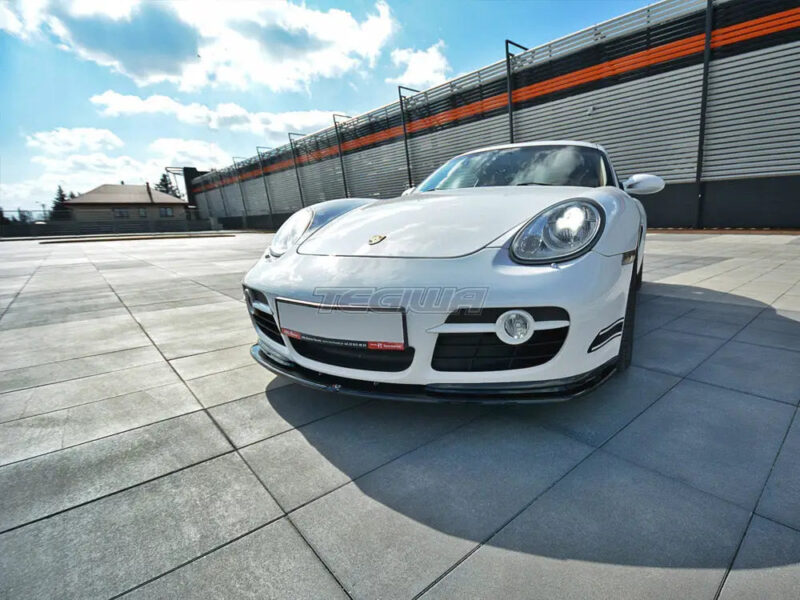 Maxton Design Front Splitter V.2 Porsche Cayman S 987C 2006-09 - Image 3