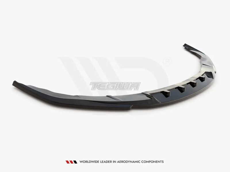 Maxton Design Front Splitter V.2 Porsche Panamera Turbo Sport Design Package 970 - Image 5