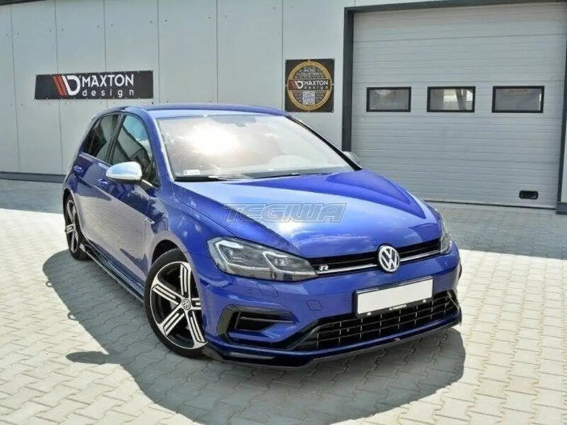 Maxton Design Front Splitter V.2 Volkswagen Golf R 7.5 2017-19 - Image 2