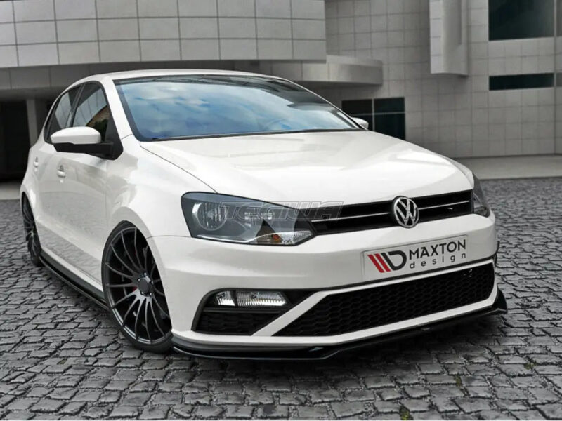 Maxton Design Front Splitter V.2 Volkswagen Polo MK5 GTI Facelift 15-17 - Image 2