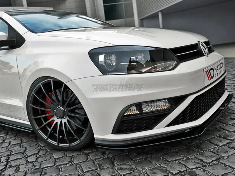Maxton Design Front Splitter V.2 Volkswagen Polo MK5 GTI Facelift 15-17 - Image 3