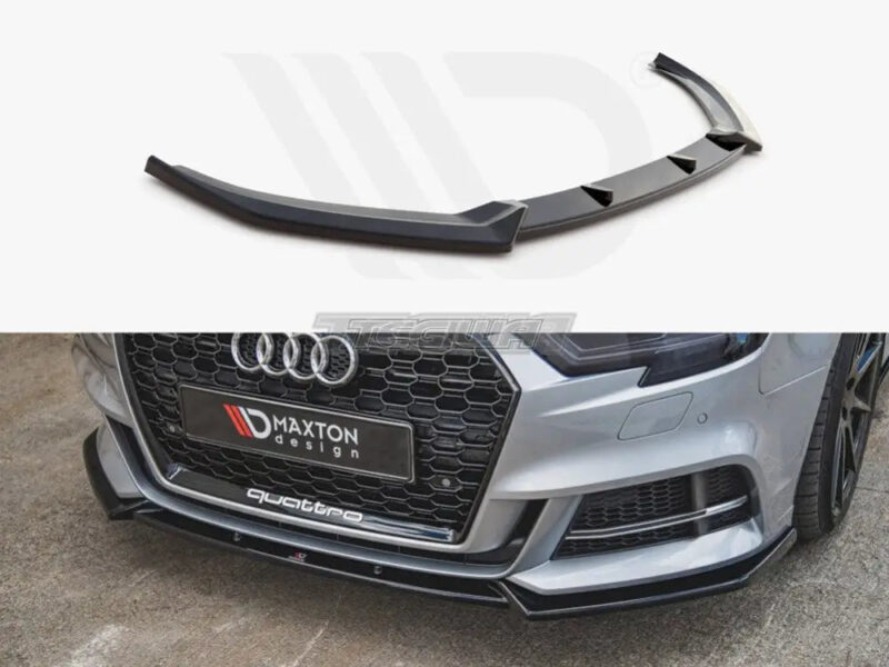 Maxton Design Front Splitter V.3 Audi S3 A3 S-line 8V Facelift Sedan 16-20