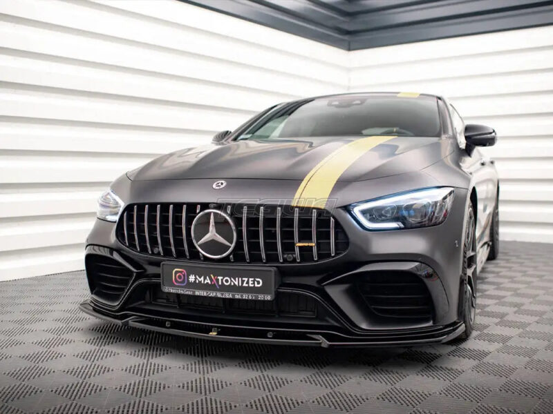 Maxton Design Front Splitter V.3 Mercedes AMG GT 63S 4-door Coupe Aero - Image 2