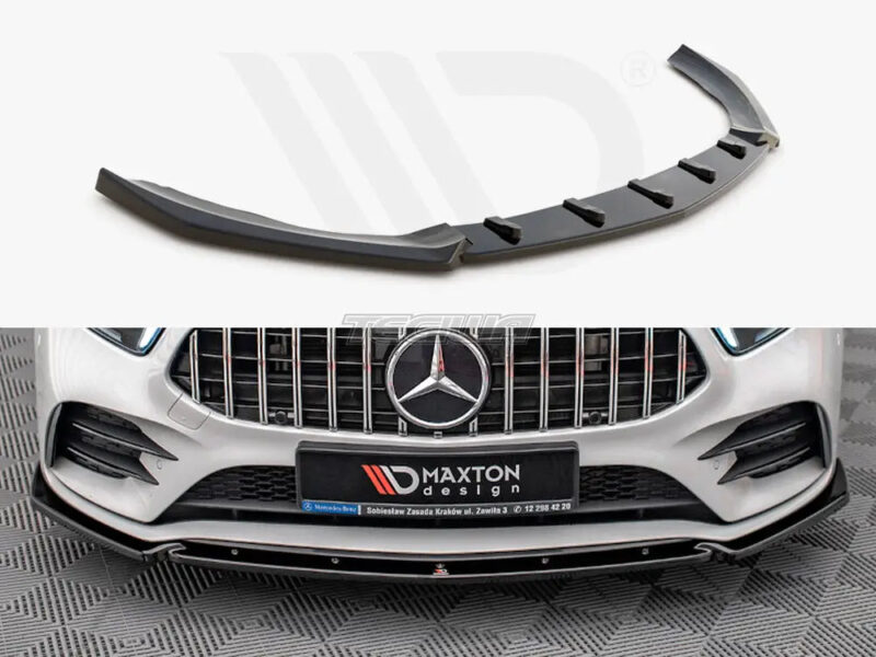 Maxton Design Front Splitter V.4 Mercedes A35 AMG V177 W177 2018-