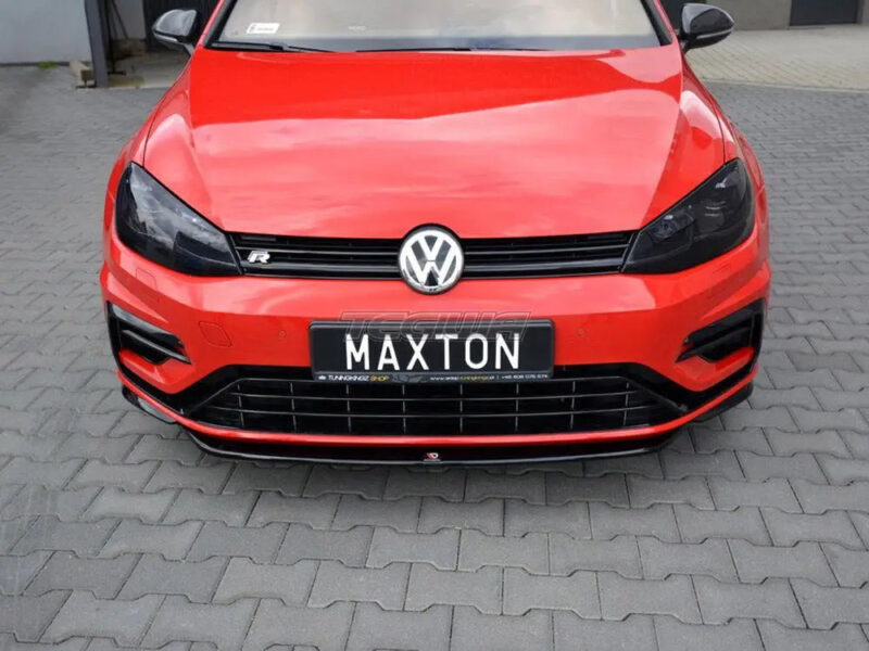 Maxton Design Front Splitter V.5 Volkswagen Golf R 7.5 2017-19 - Image 2