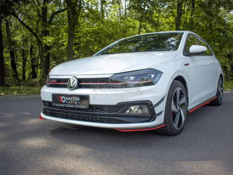 Maxton Design Front Splitter V.5 Volkswagen Polo MK6 GTI 17-21 - Image 3