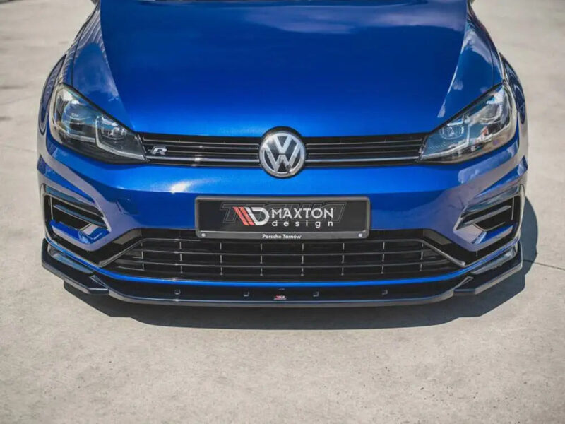 Maxton Design Front Splitter V.9 Volkswagen Golf R 7.5 01-20 - Image 2