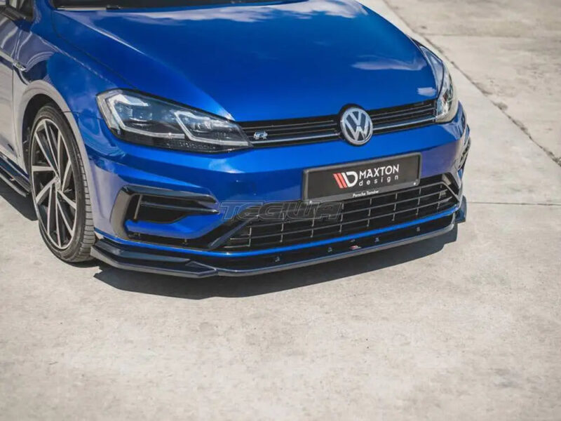 Maxton Design Front Splitter V.9 Volkswagen Golf R 7.5 01-20 - Image 4
