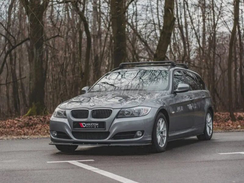 Maxton Design Front Splitter V2 BMW 3-Series E91 Facelift 09-11 - Image 2