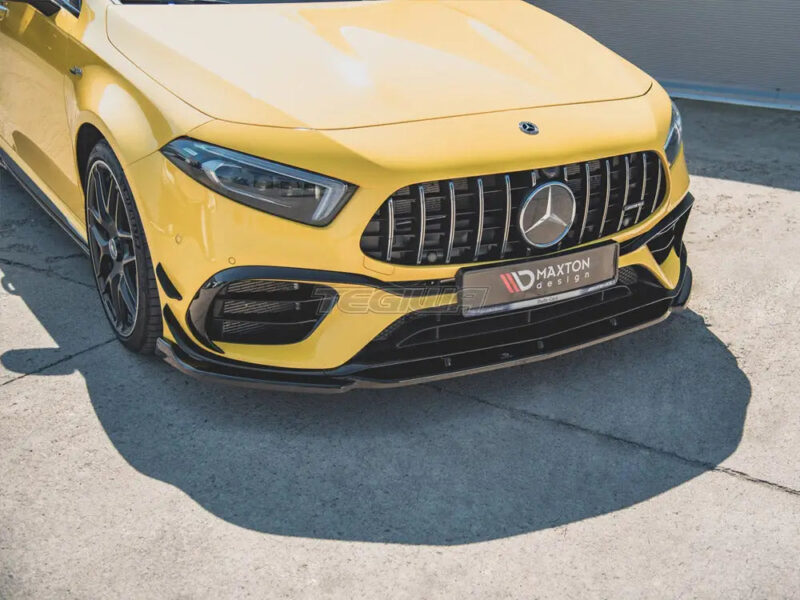 Maxton Design Front Splitter V2 Mercedes-amg A45 S W177 2019- - Image 3