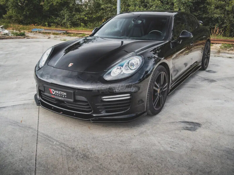 Maxton Design Front Splitter V2 Porsche Panamera Turbo 970 Facelift 13-16 - Image 2