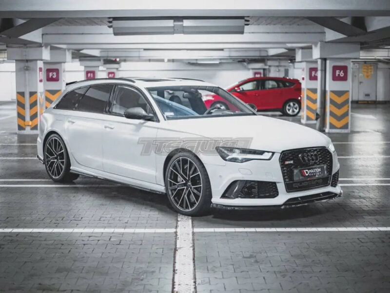 Maxton Design Front Splitter V3 Audi RS6 C7 01-17 - Image 2