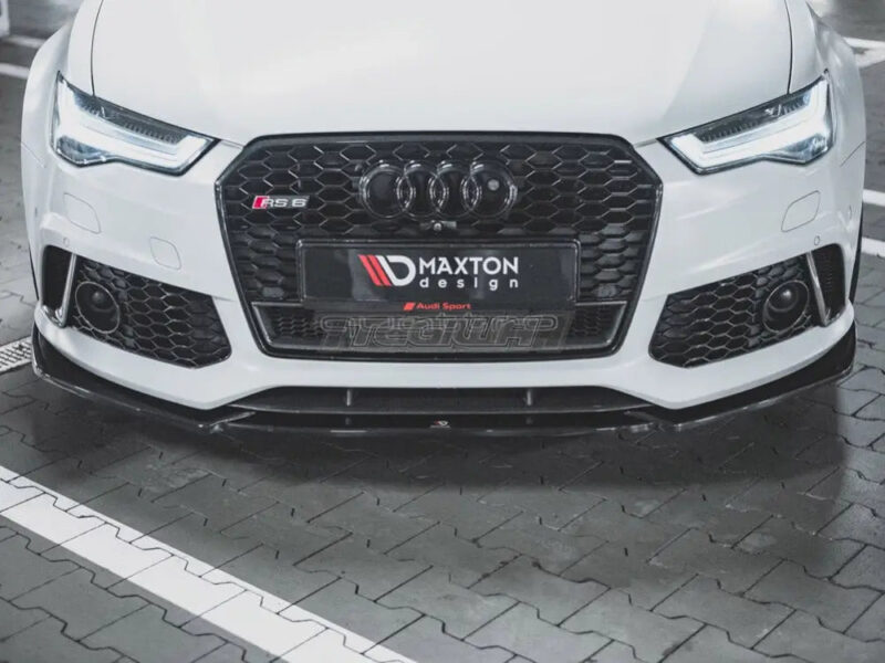 Maxton Design Front Splitter V4 Audi RS6 C7 13-17 - Image 3
