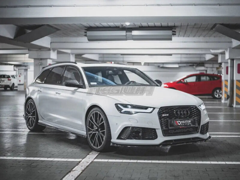 Maxton Design Front Splitter V4 Audi RS6 C7 13-17 - Image 2