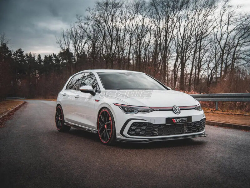 Maxton Design Front Splitter V4 Volkswagen Golf 8 GTI R-line 20- - Image 2