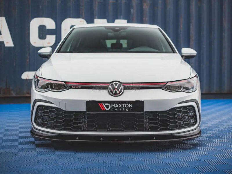 Maxton Design Front Splitter Volkswagen Golf MK8 GTI R-line 20- - Image 3
