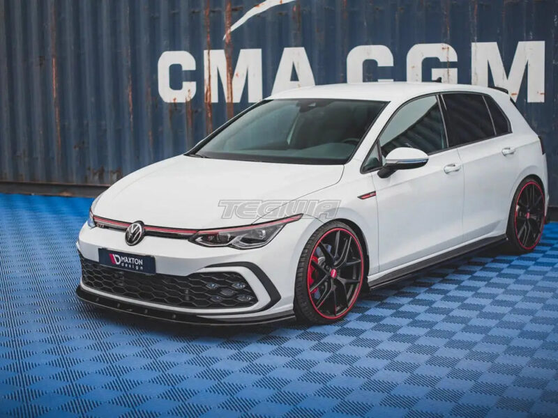 Maxton Design Front Splitter Volkswagen Golf MK8 GTI R-line 20- - Image 2