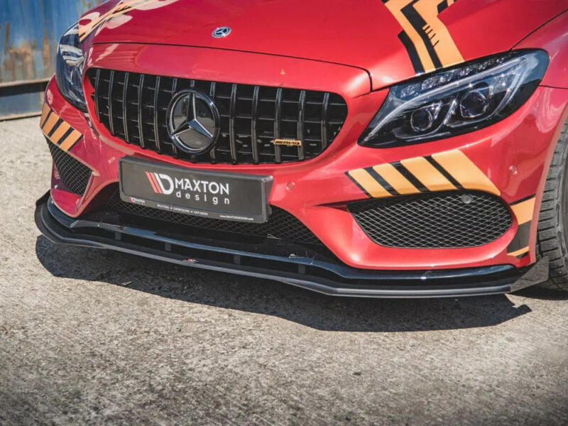 Maxton Design Racing Durability Front Splitter +flaps Mercedes-amg C43 Coupe C205 2016- - Image 3