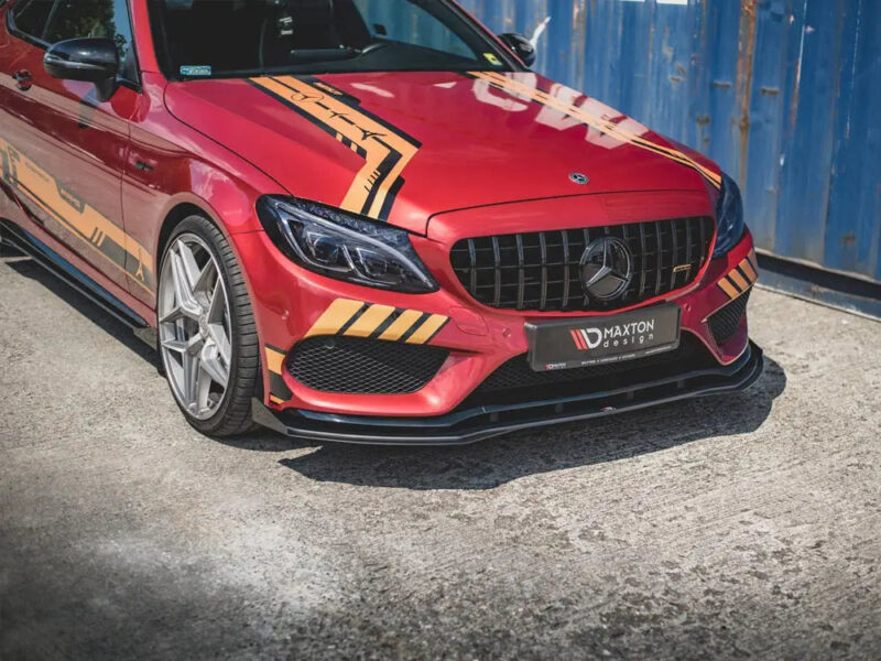 Maxton Design Racing Durability Front Splitter +flaps Mercedes-amg C43 Coupe C205 2016- - Image 4