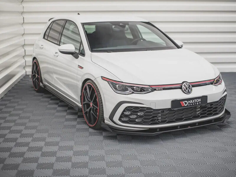 Maxton Design Racing Durability Front Splitter +flaps Volkswagen Golf 8 GTI R-line 20- - Image 2