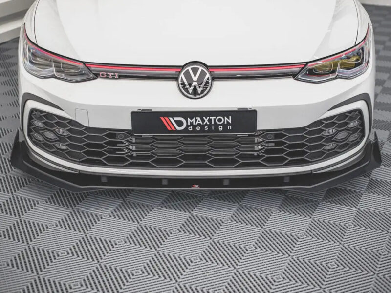 Maxton Design Racing Durability Front Splitter +flaps Volkswagen Golf 8 GTI R-line 20- - Image 3