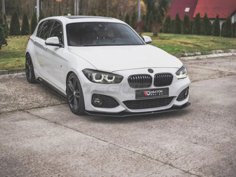 Maxton Design Racing Durability Front Splitter V3 BMW 1-Series F20 M-pack Facelift M140I 15-19 - Image 2