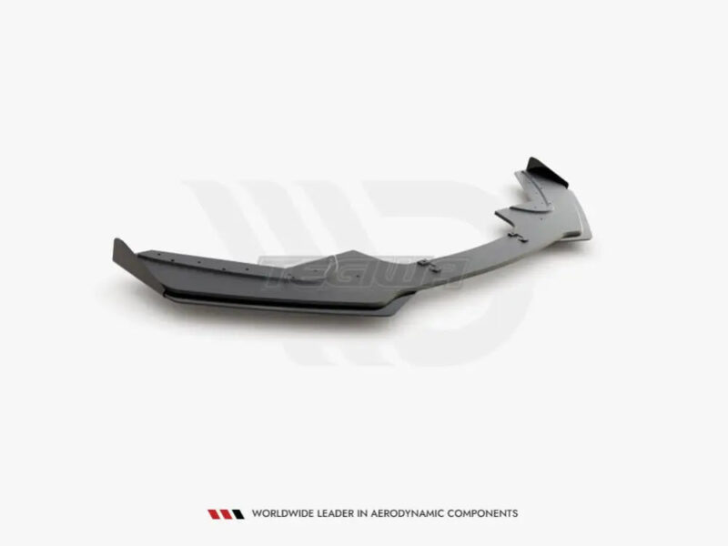 Maxton Design Racing Durability Front Splitter V3 +flaps BMW 1-Series F20 M-pack Facelift M140I 15-19 - Image 3