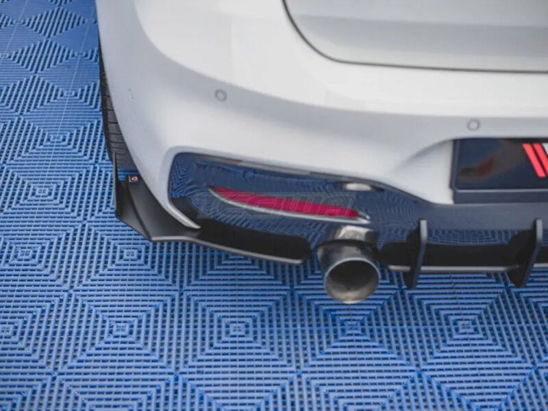 Maxton Design Racing Durability Rear Side Splitters V2 +flaps BMW 1-Series F20 M140I 15-19 - Image 3